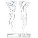 Ажурний боді Passion AZALIA BODY XXL/XXXL, black SO4133 фото 5