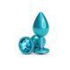 Анальна пробка NS Novelties Rear Assets - Iridescent Teal - Medium - Teal SX4383 фото 1