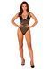 Прозоре боді Obsessive Selinne teddy M/L Black, дрібна сітка, подвійні бретелі SO8665 фото 6