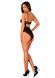 Прозоре боді Obsessive Selinne teddy M/L Black, дрібна сітка, подвійні бретелі SO8665 фото 7