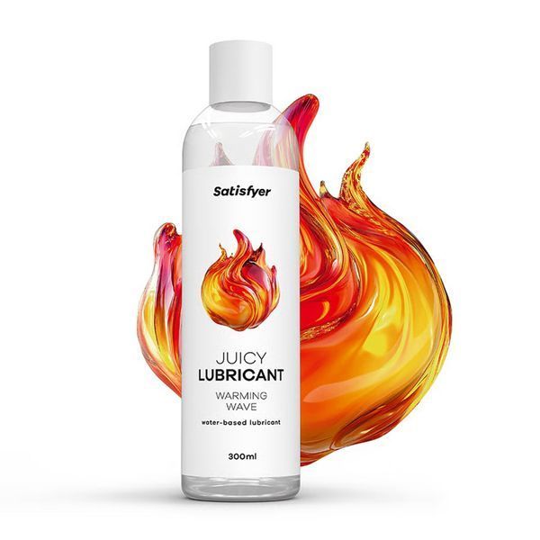 Лубрикант на водній основі Satisfyer Juicy Lubricant Warm Wave water based 300 мл SX2715 фото