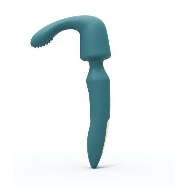 Вібромасажер з двома насадками Love To Love R-EVOLUTION TEAL ME, гнучка головка SO3823 фото