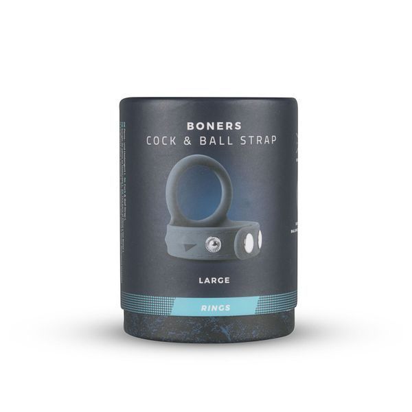 Подвійне ерекційне кільце Boners Cock & Ball Strap L, регулювання діаметра, 3,5&ndash;6 см SO8858 фото